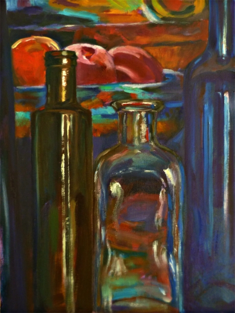 Second in the bottles/ painting series